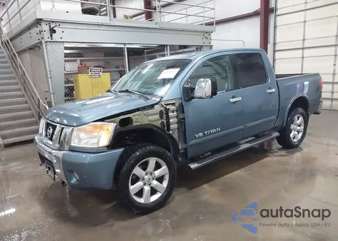 2010 Nissan Titan Le z USA, uszkodzony, nr VIN 1N6AA0EC7AN317165